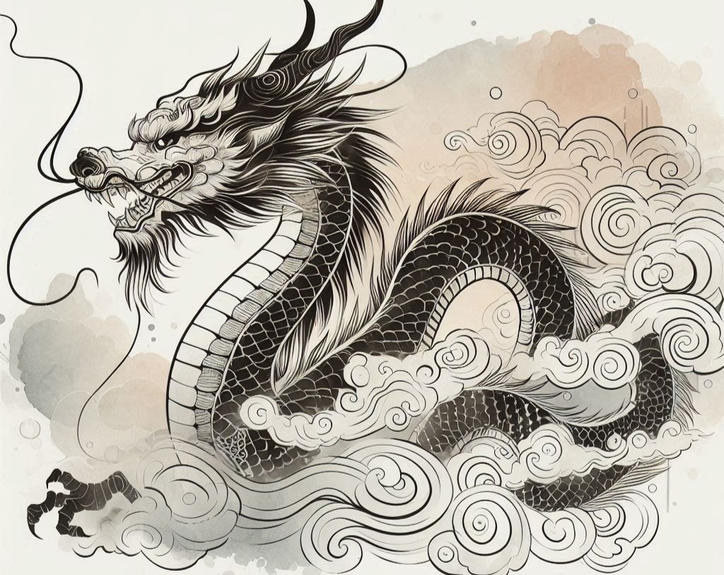 Depiction of a Chinese Dragon