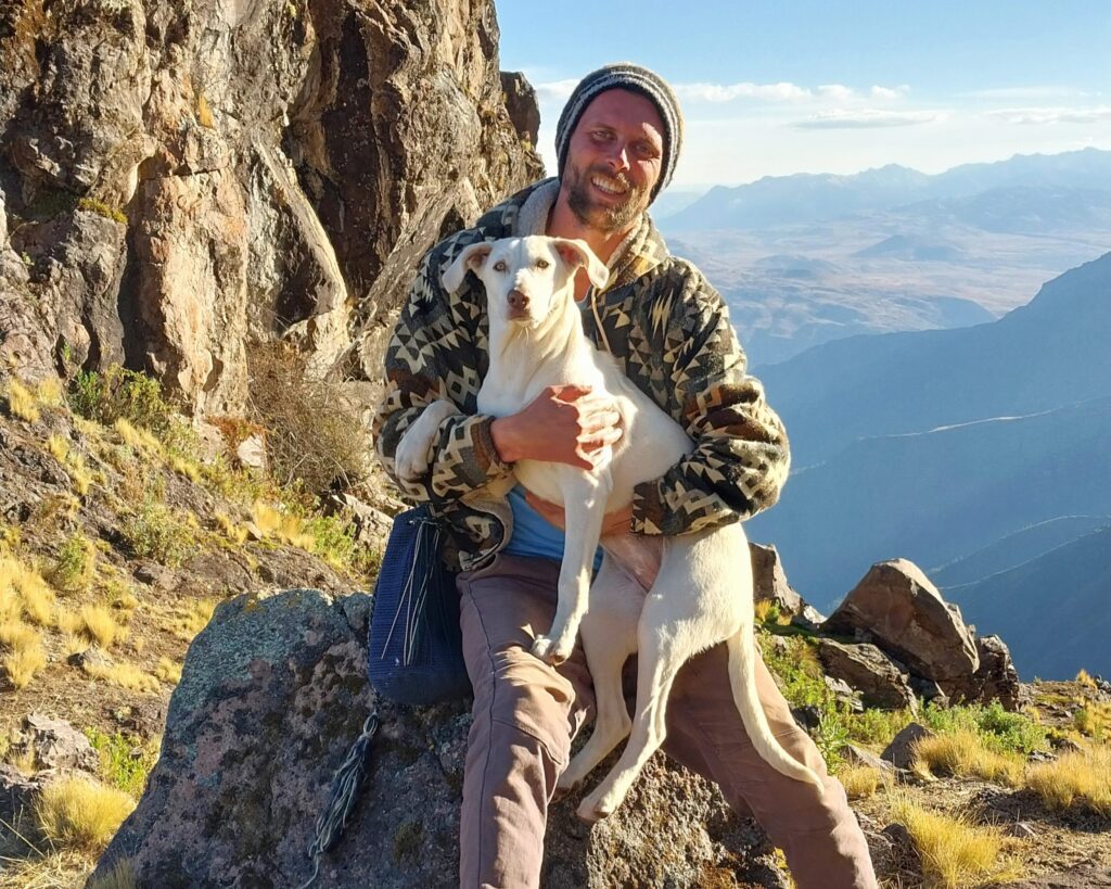 Preparing for a vision quest in the Sacred Valley Peru
