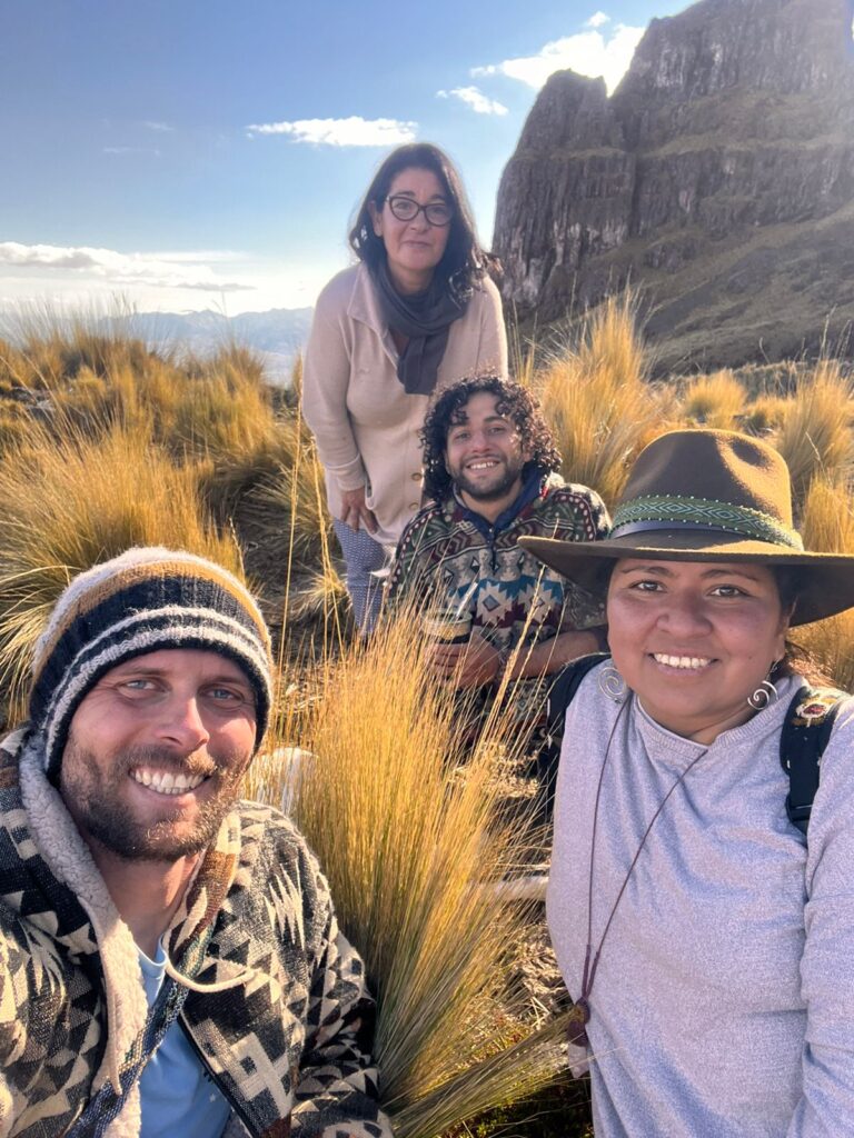 Ancestral medicine community in the Sacred Valley Peru